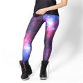 Dam 3D Galaxy Leggings – Utforsk Kosmisk Stil
