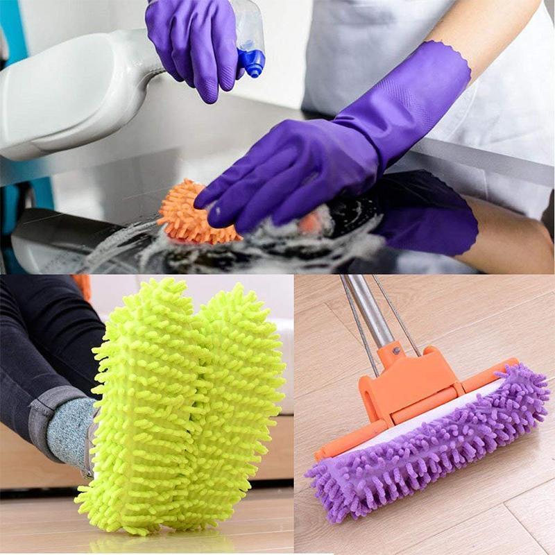 FunClean Mop Tofflor – Slitstark och Vaskbar Mopplösning