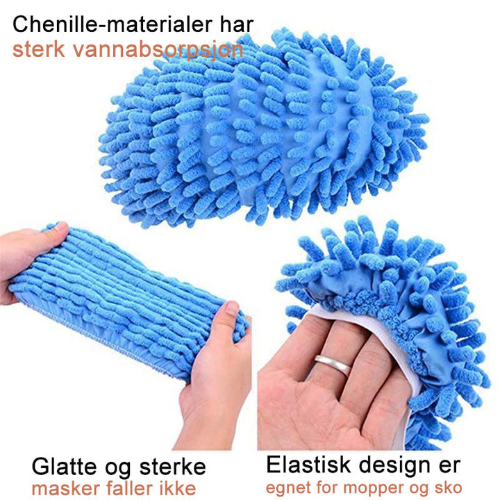 FunClean Mop Tofflor – Slitstark och Vaskbar Mopplösning