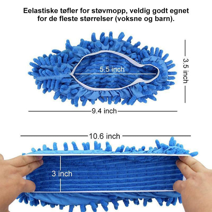 FunClean Mop Tofflor – Slitstark och Vaskbar Mopplösning
