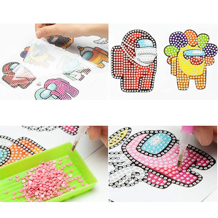 DIY Diamantmaling för Barn | Kreativa Malerier | Trygg Gåva