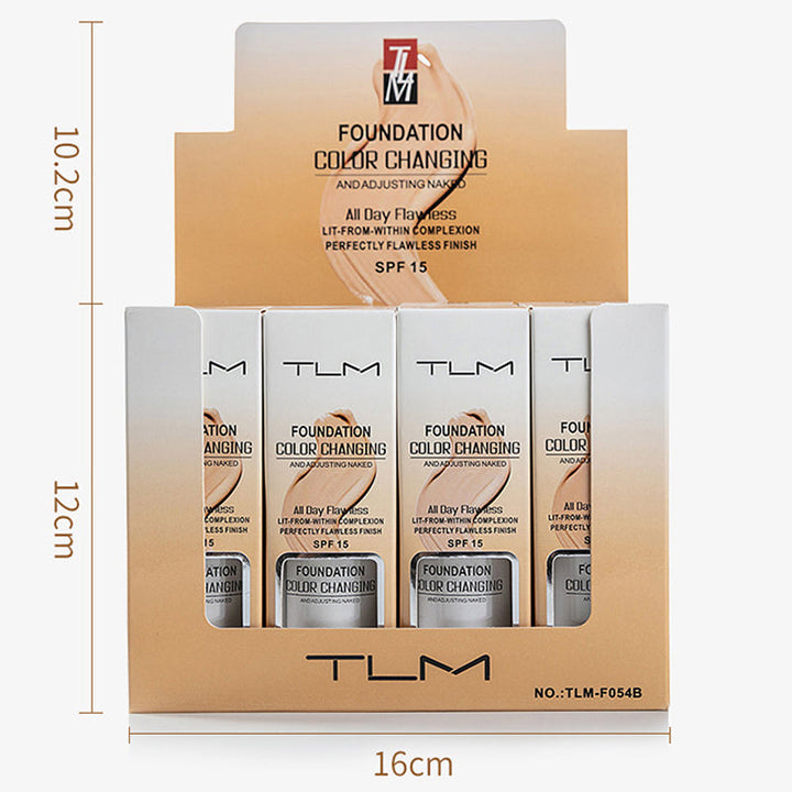Färgskiftende Foundation | För Moden Hud - Naturlig Finish