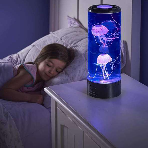 Färgskiftende Manetlampe – Lugnande Sensorisk Dekor