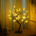 Björk Fiberoptisk Blomlampe - Elegant Design | USB & Batteri