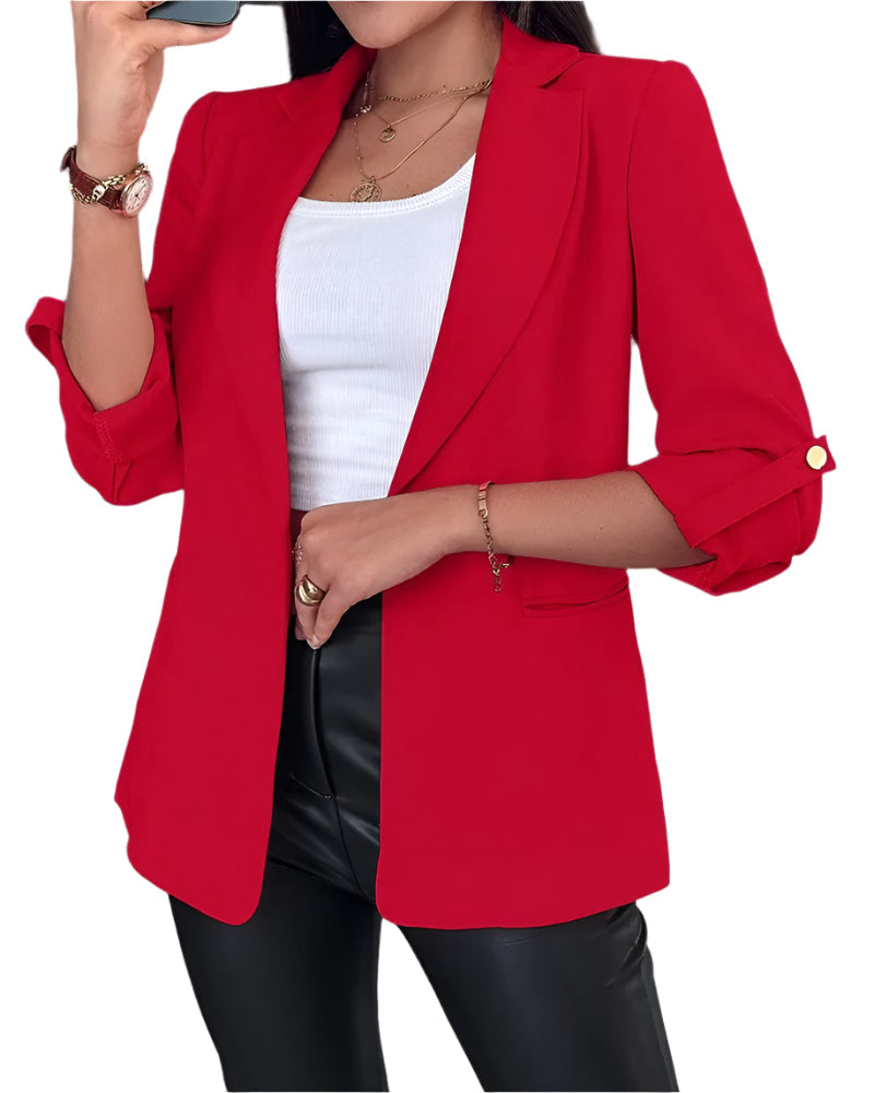 Figurnär Cardiganblazer för Kvinnor – Elegant och Mångsidig Stil