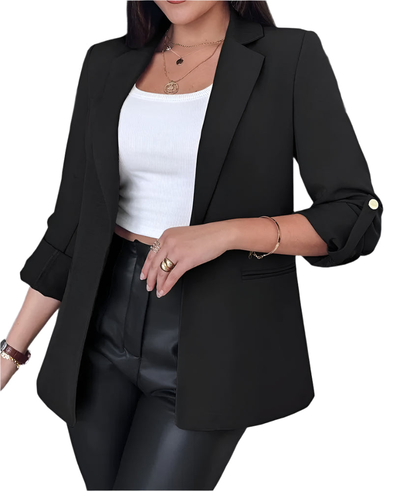 Figurnär Cardiganblazer för Kvinnor – Elegant och Mångsidig Stil