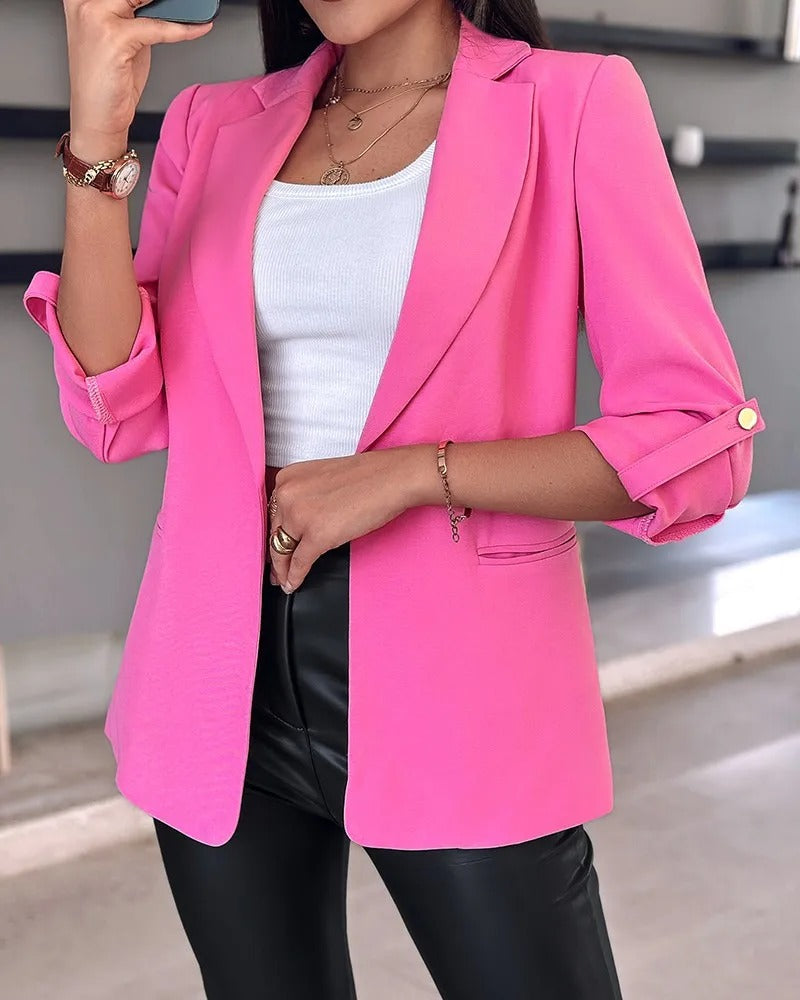 Figurnär Cardiganblazer för Kvinnor – Elegant och Mångsidig Stil