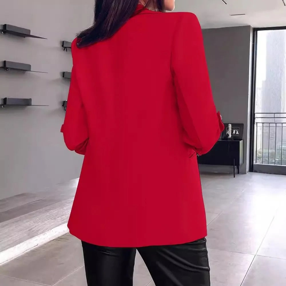 Figurnär Cardiganblazer för Kvinnor – Elegant och Mångsidig Stil