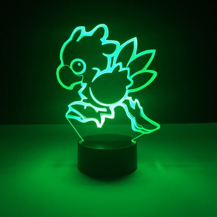 Final Fantasy 3D Bordslampa - Optisk Illusjon Nattlys