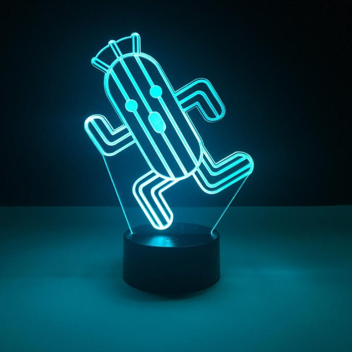 Final Fantasy 3D Bordslampa - Optisk Illusjon Nattlys