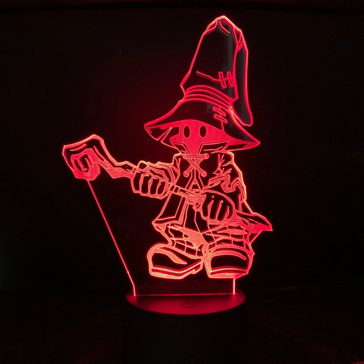 Final Fantasy 3D Bordslampa - Optisk Illusjon Nattlys