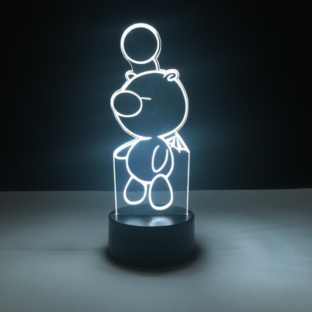 Final Fantasy 3D Bordslampa - Optisk Illusjon Nattlys