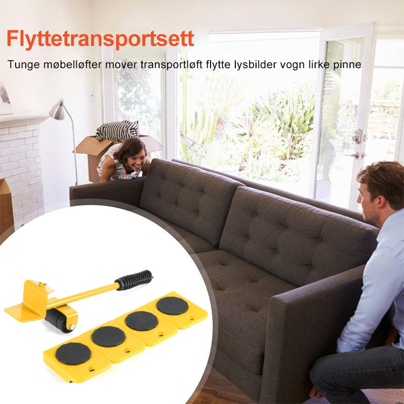 Flyttemöbelsett - 4 Deler - Enkel Möbelbevegelse