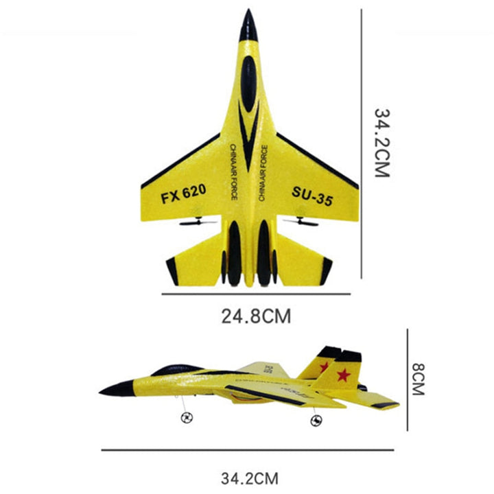 Fjernstyrt kampflymodell för barn och vuxna