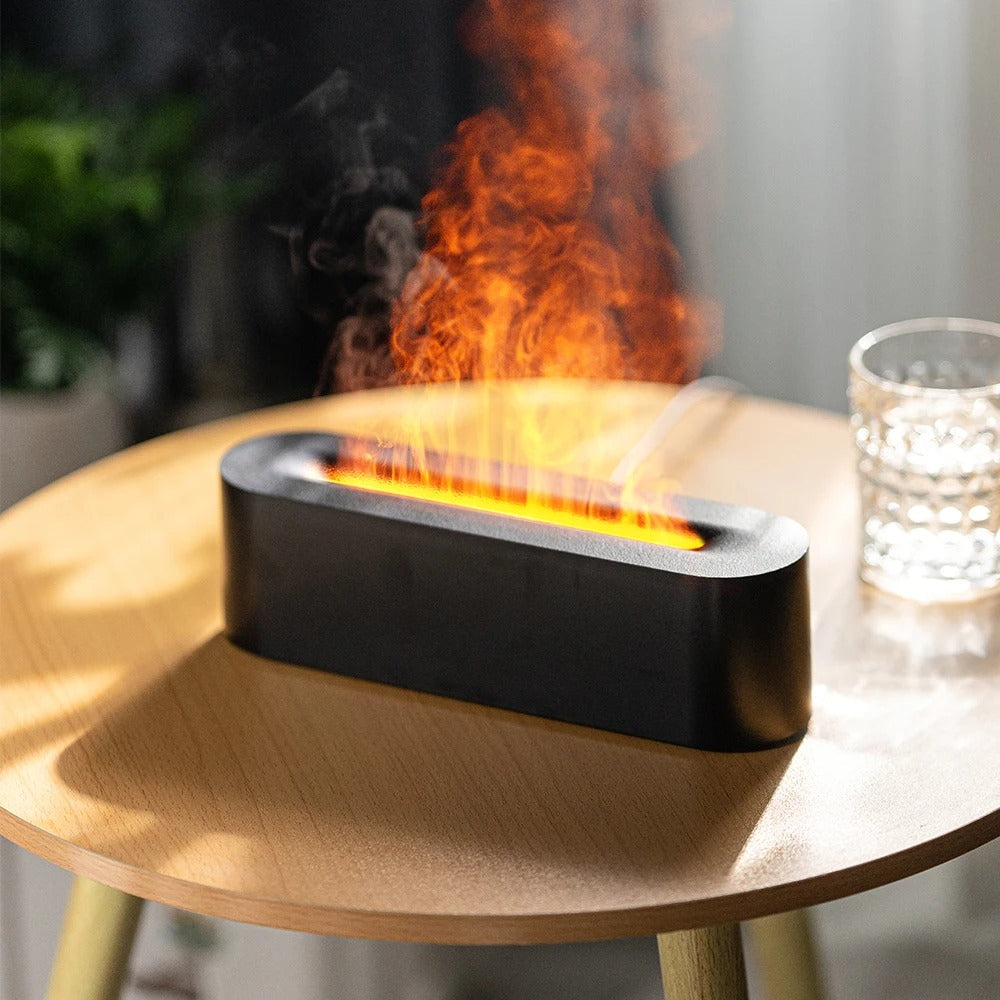 Flamme Luftfukter och Aromadiffusor – För En Mysig Atmosfär