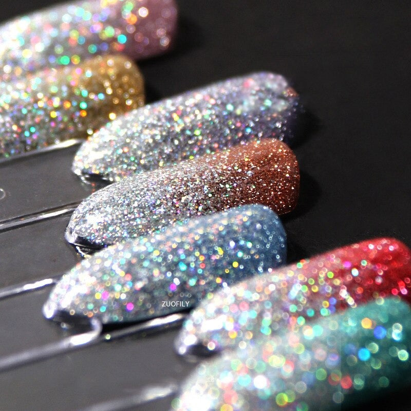 Glittrande Refleks Gel Neglelakk för Trendig Negler
