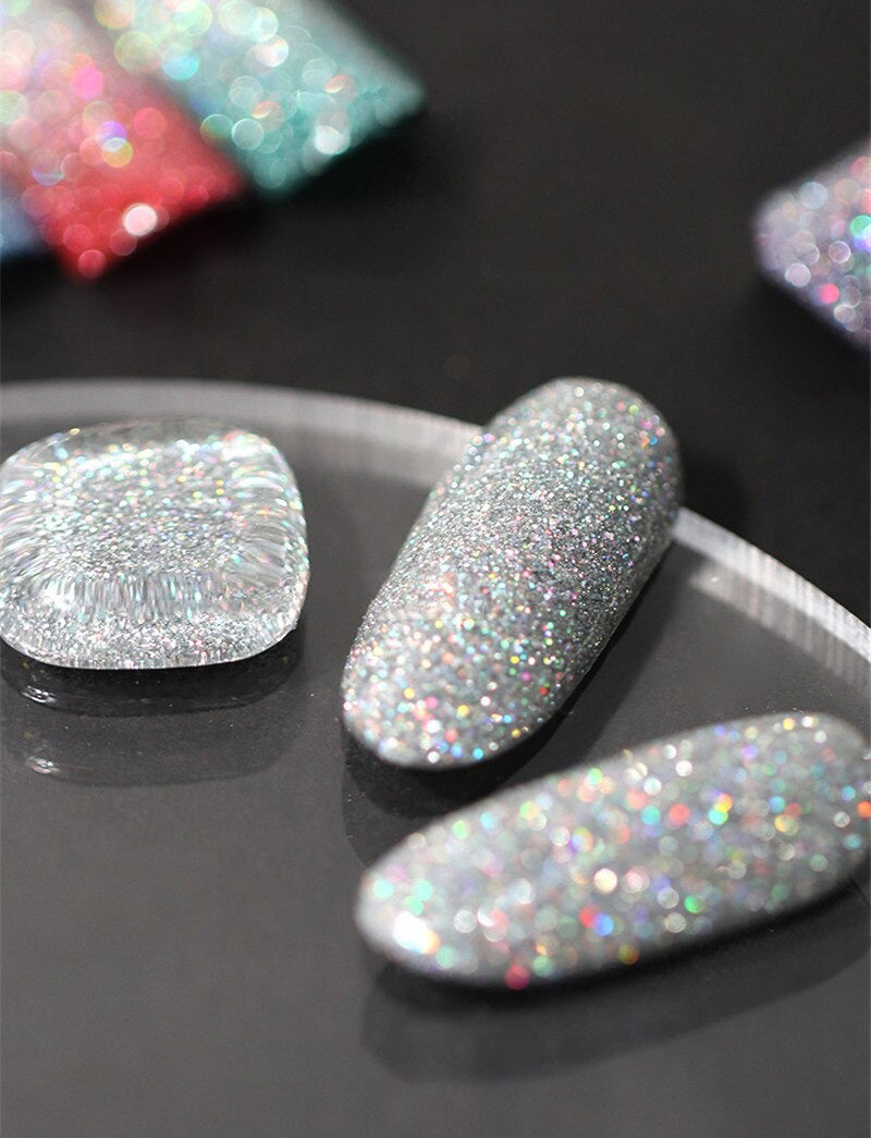 Glittrande Refleks Gel Neglelakk för Trendig Negler
