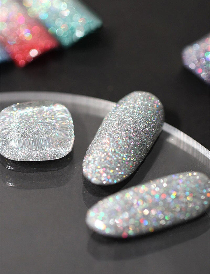 Glittrande Refleks Gel Neglelakk för Trendig Negler