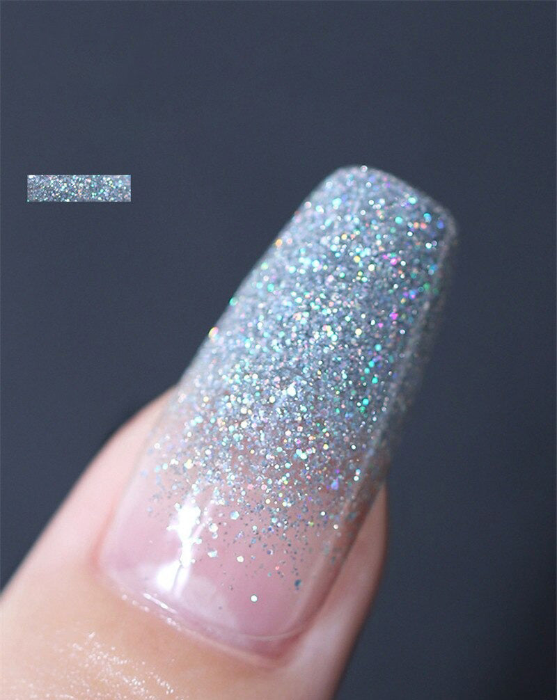 Glittrande Refleks Gel Neglelakk för Trendig Negler