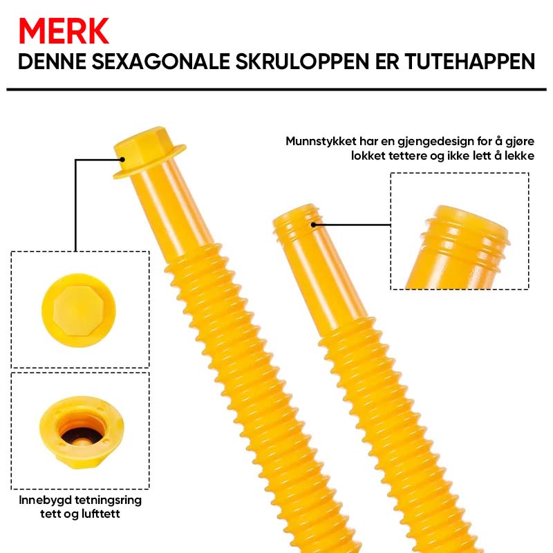 Oppgradert Bensinkantut | Flexibel Flexibel Dyse