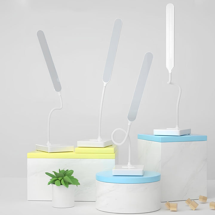 Flexibel Skrivebordslampe med Justerbart Ljus – Perfekt för Hjemmekontoret