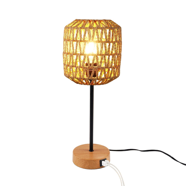 Bordslampa med Beröringskontroll och USB-laddning för Hemmet