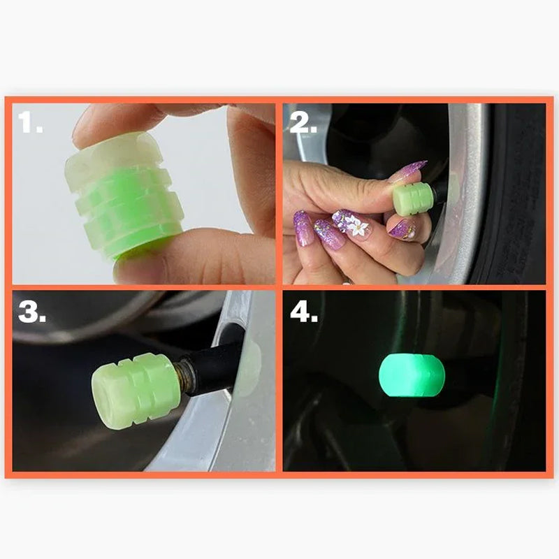 Fluorescerende Dekkventil-Kapper | Universella | Slitstarka