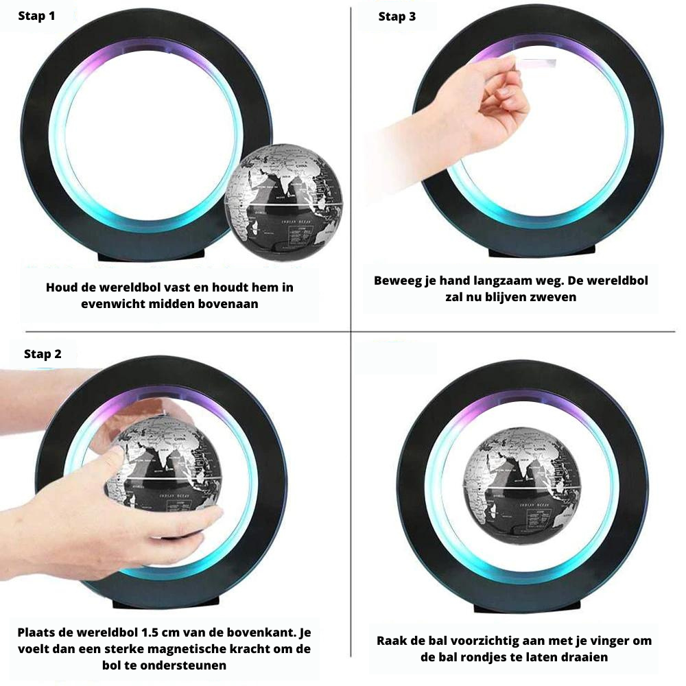Magisk Flytande Globe Lampa – Skapa En Unik Atmosfär