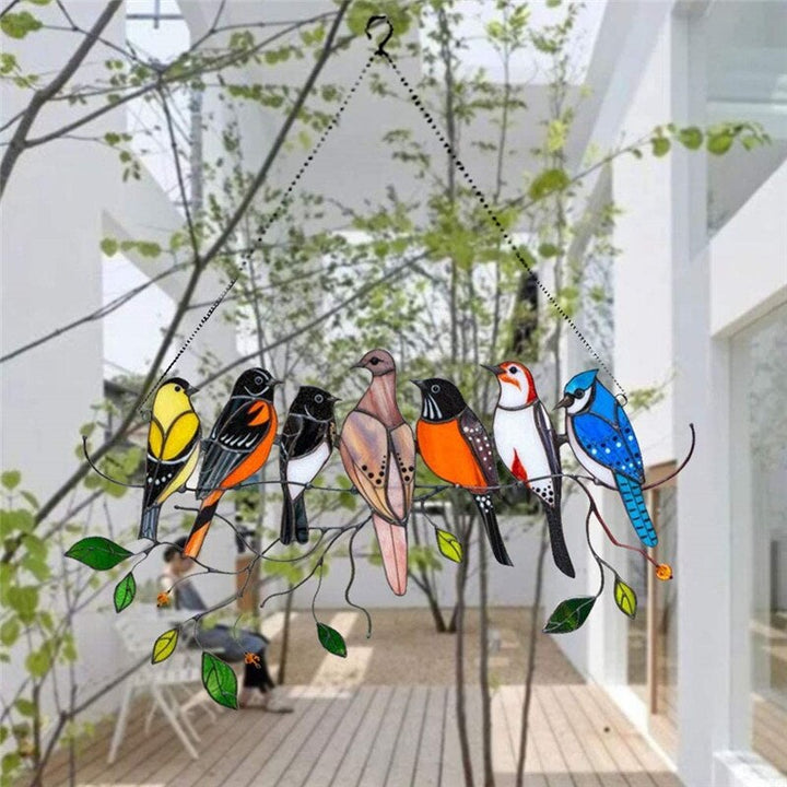 Fuglesolfanger i färgat glas – Levande kunst för ditt hem