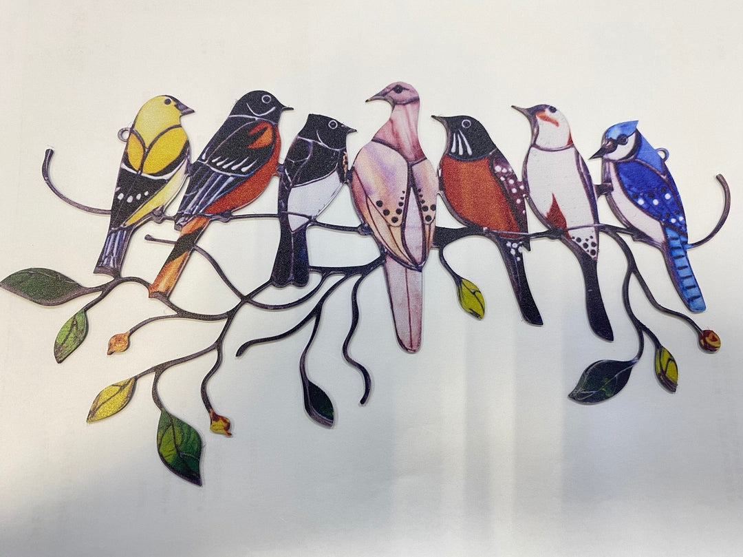 Fuglesolfanger i färgat glas – Levande kunst för ditt hem