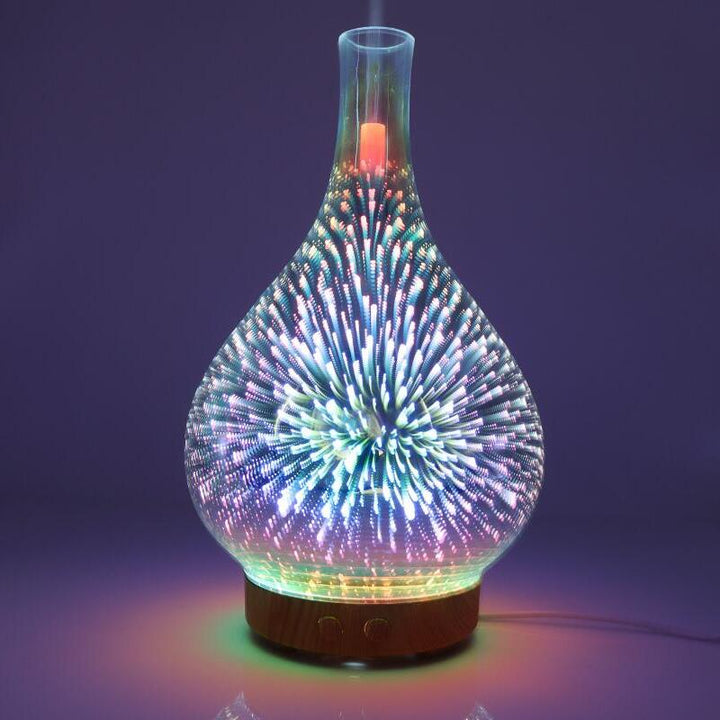Unisex Fyrverkeri Luftfukter med 3D-Glas