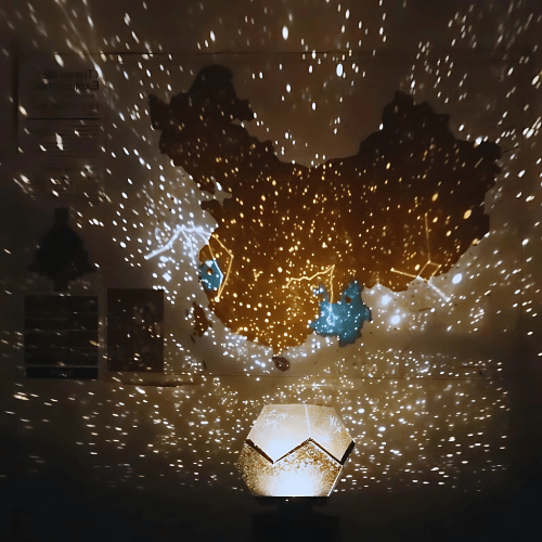 Galaxy-projektor för stjernehimmel hemma