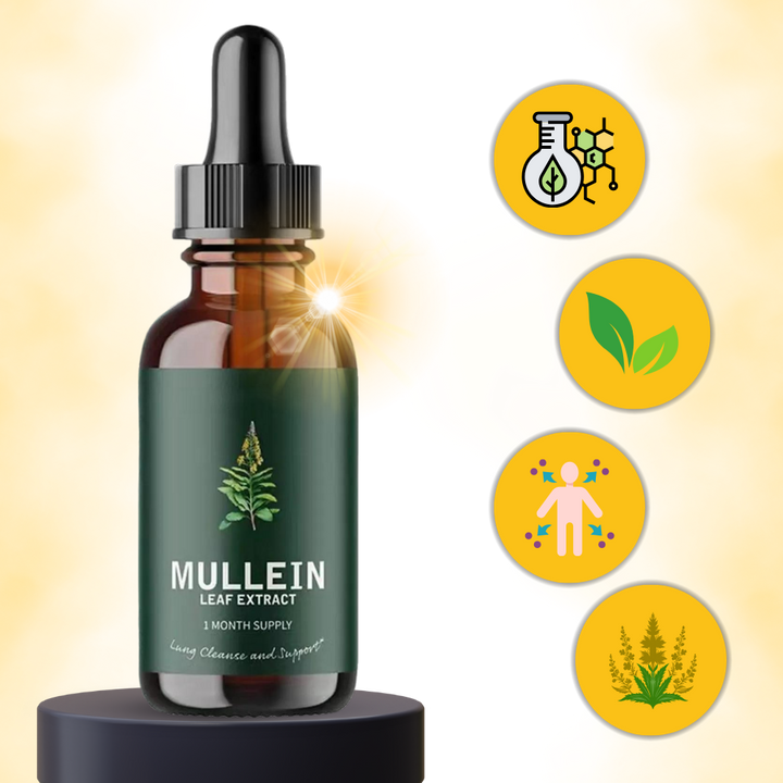 Glutenfri Mullein Tinktur för Lungehelse | Naturlig Åndedrettsstötte
