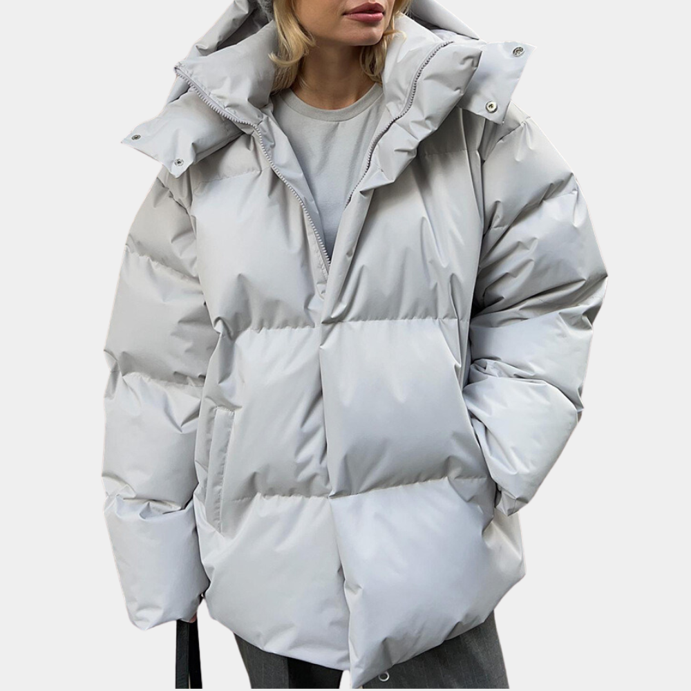 Dam Pufferjacka - Vinterjacka med Lätt Polstring och Stil