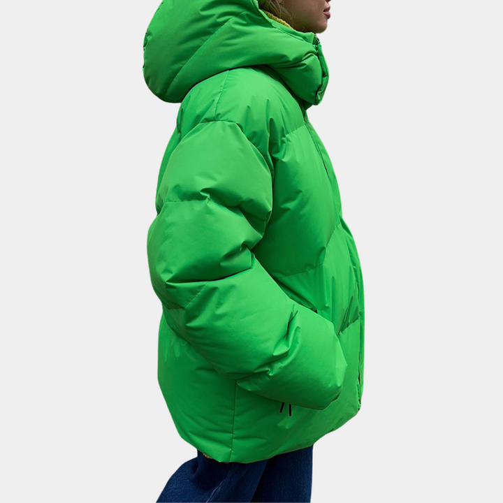 Dam Pufferjacka - Vinterjacka med Lätt Polstring och Stil