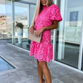 Charmig Sommarklänning - Blonde och Puffermer