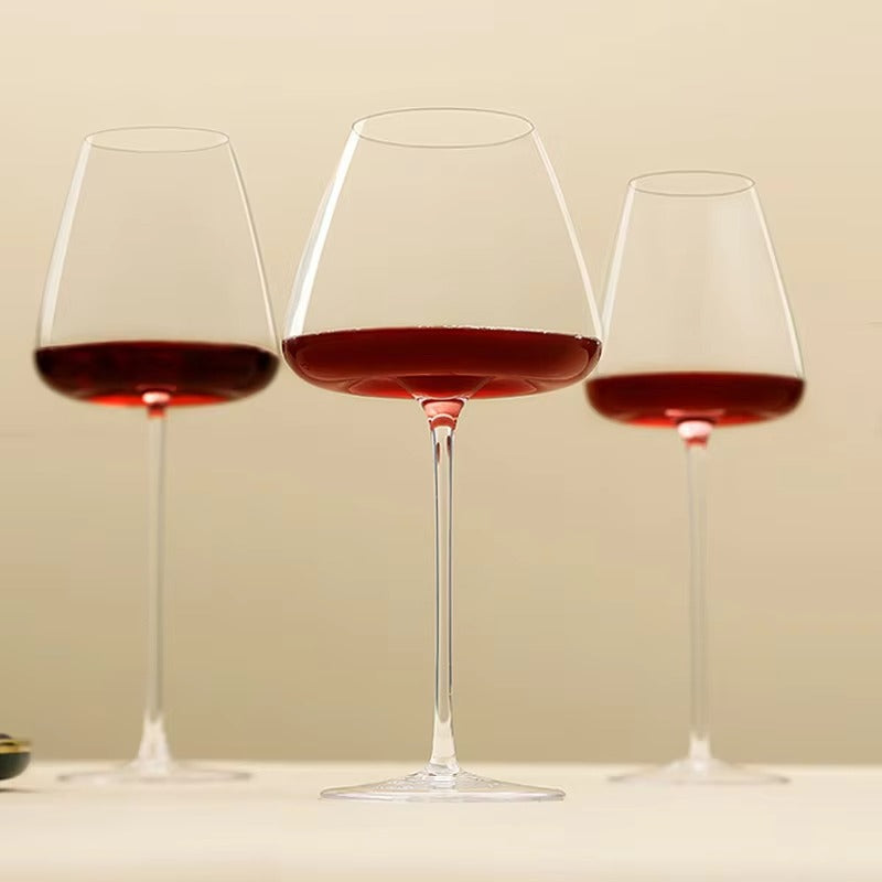 Eleganta Håndlagde Krystallglass för Vin och Champagne
