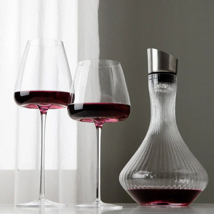 Eleganta Håndlagde Krystallglass för Vin och Champagne