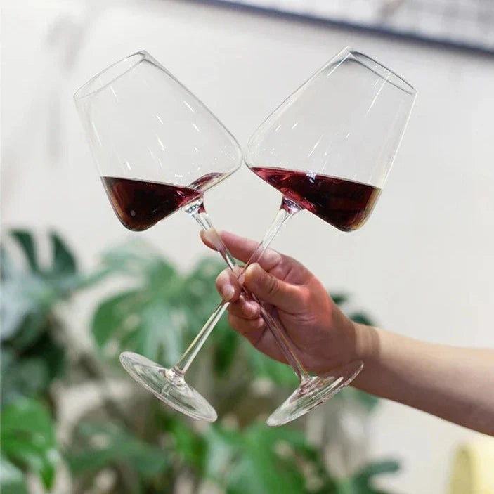 Eleganta Håndlagde Krystallglass för Vin och Champagne