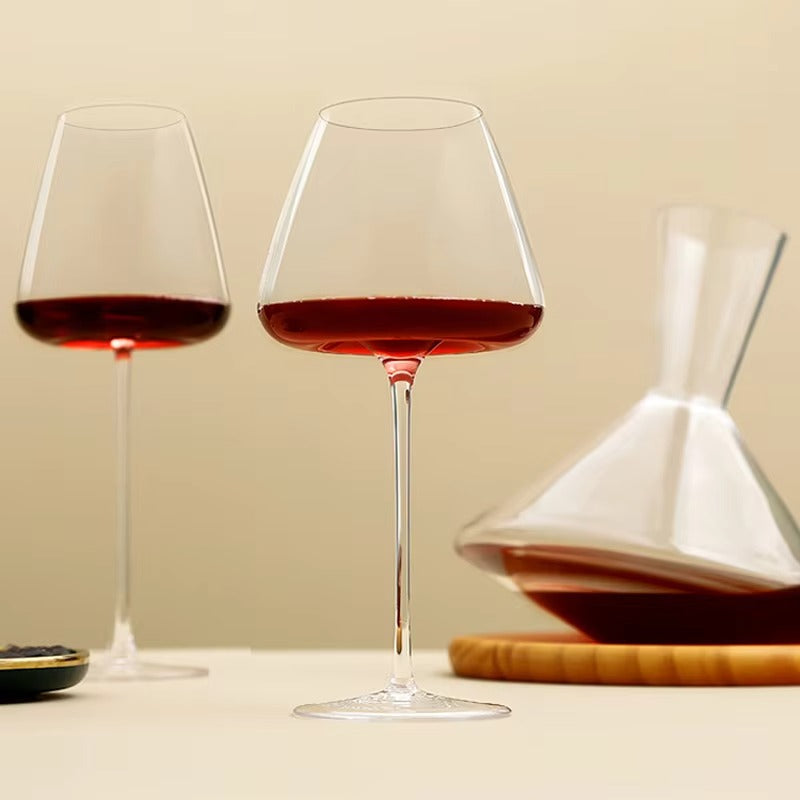 Eleganta Håndlagde Krystallglass för Vin och Champagne