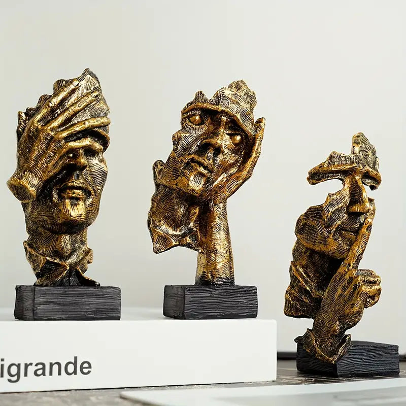 Unik Kunstnerisk Dekorasjonsfigur för Hemmet – Håndlaget Elegans