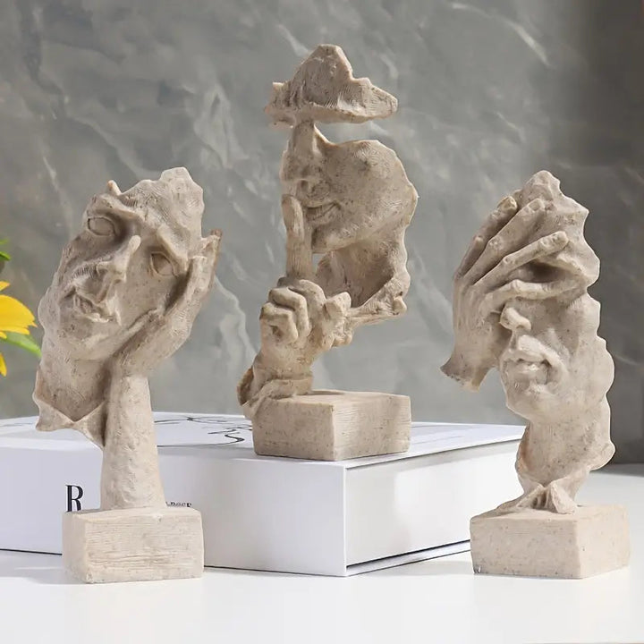 Unik Kunstnerisk Dekorasjonsfigur för Hemmet – Håndlaget Elegans
