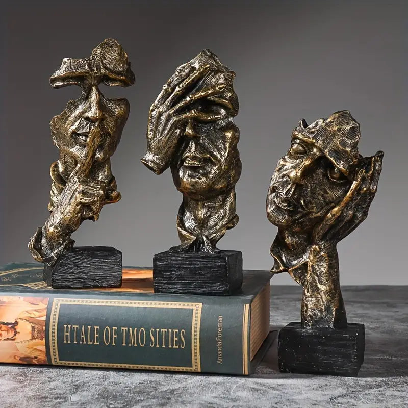 Unik Kunstnerisk Dekorasjonsfigur för Hemmet – Håndlaget Elegans
