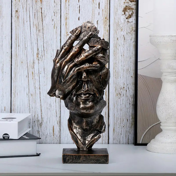 Unik Kunstnerisk Dekorasjonsfigur för Hemmet – Håndlaget Elegans