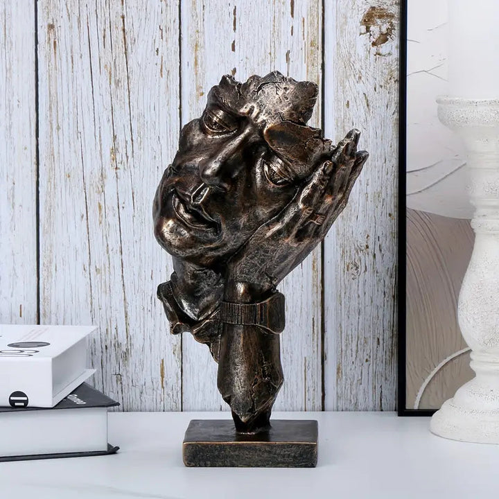 Unik Kunstnerisk Dekorasjonsfigur för Hemmet – Håndlaget Elegans