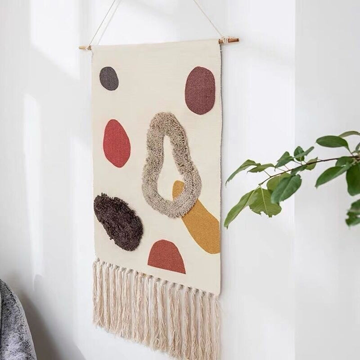 Unisex Håndvevd Boho Veggteppe – Skapa En Mysig Atmosfär
