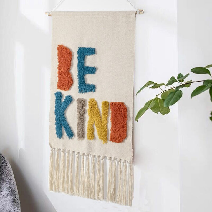 Unisex Håndvevd Boho Veggteppe – Skapa En Mysig Atmosfär