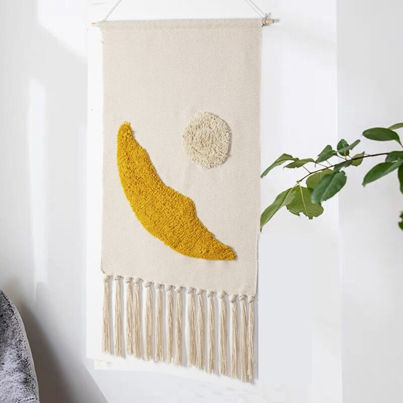 Unisex Håndvevd Boho Veggteppe – Skapa En Mysig Atmosfär