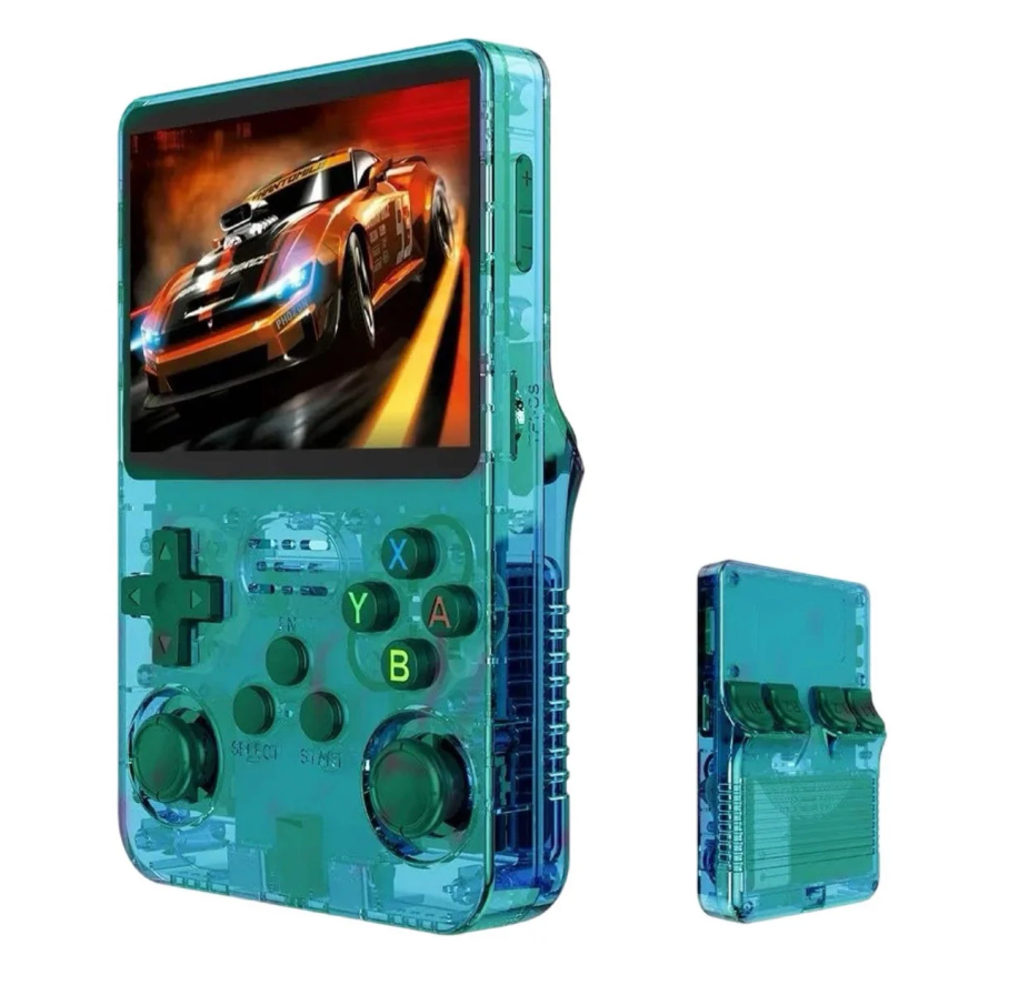R36S Retro Spillkonsoll - 128GB - Över 20 000 Spill