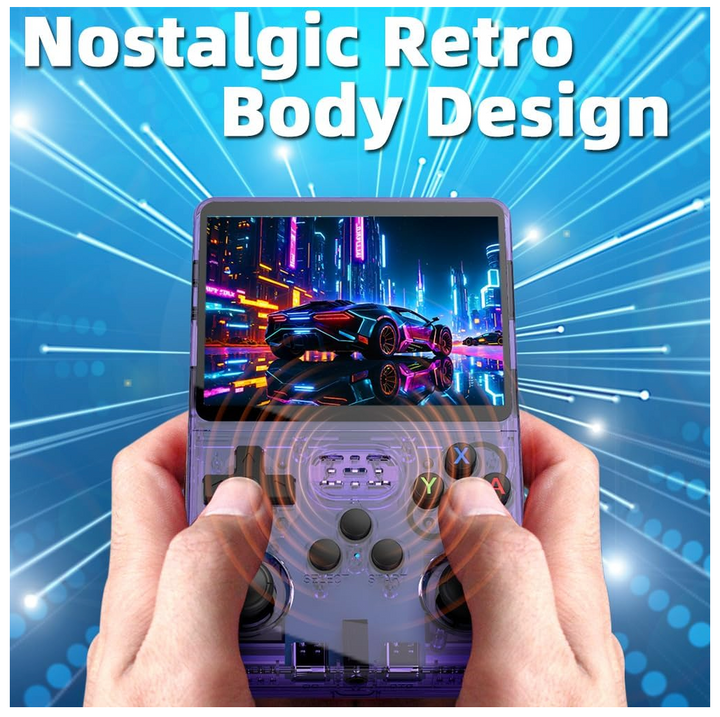 R36S Retro Spillkonsoll - 128GB - Över 20 000 Spill